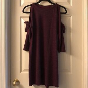 Cold shoulder dress